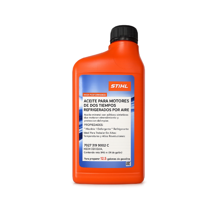 Aceite para motores 2 tiempos ¼ gal