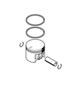 Guadaña FS 230 / FR 230 / Bomba de agua WP 230 / Ahoyador BT 230  , Pistón Ø 40 mm